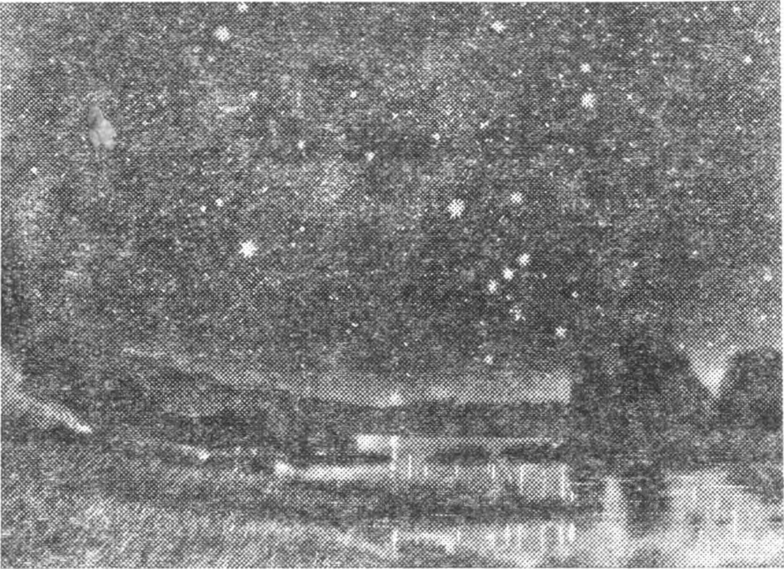 Рис. 1. Созвездие Ориона, как оно видно на небе