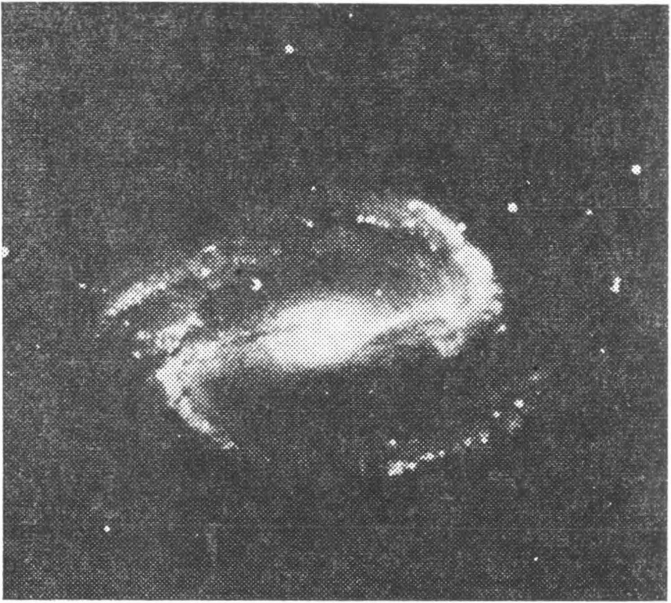 Рис. 184. Пересеченная галактика NGC 1300