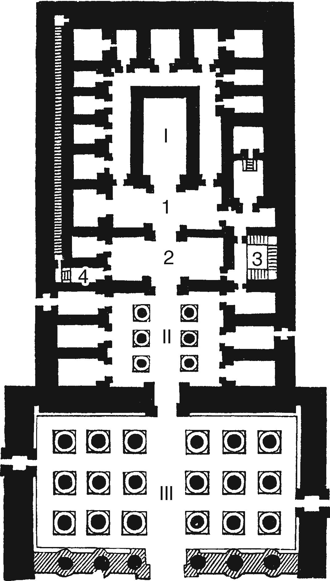 План храма Хатхор в Дендере