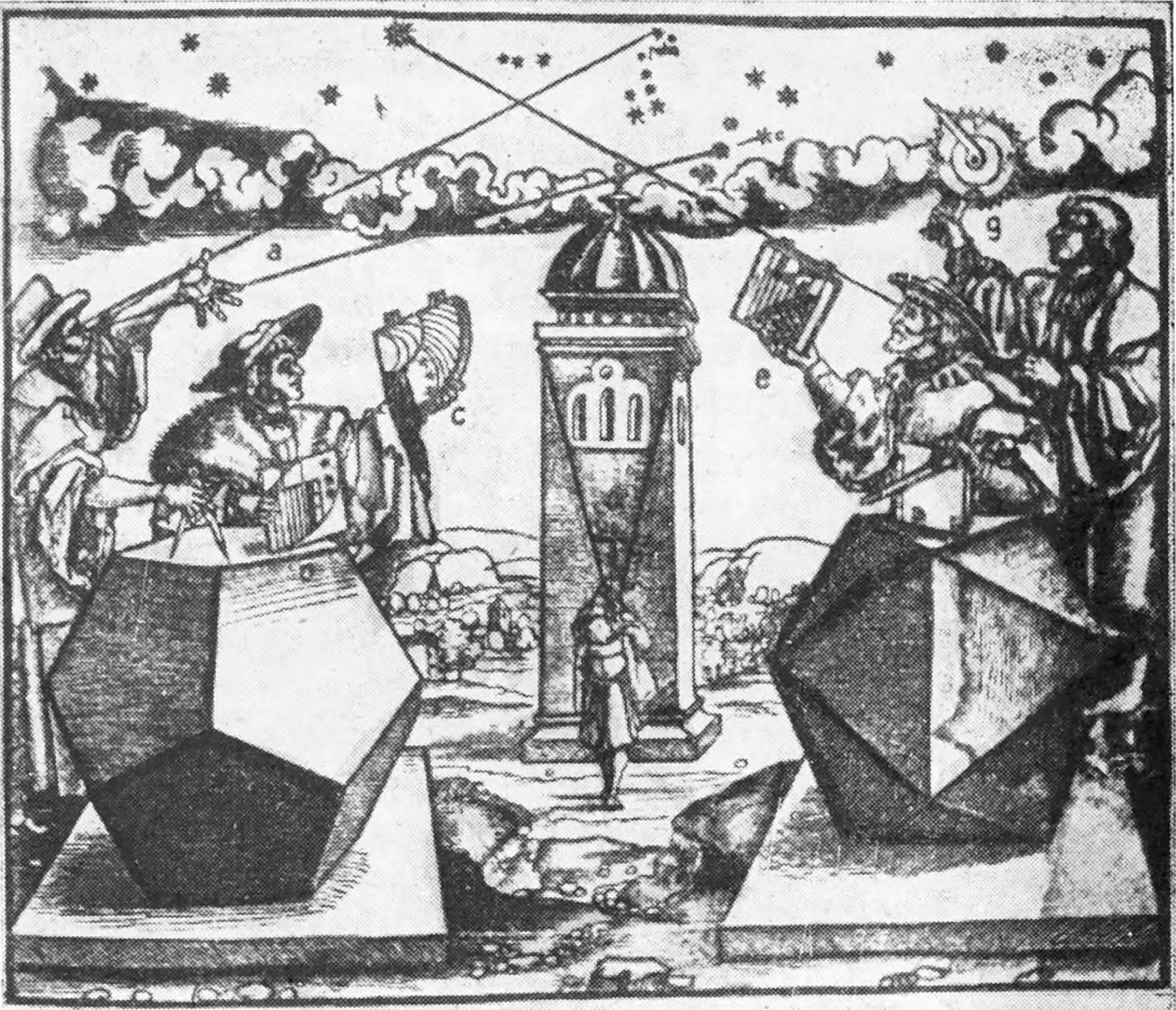 Астрономические инструменты времен Коперника. Из книги Петра Апиана «Instrument Buch», 1533 г.